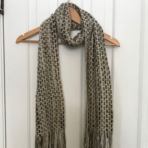 Macy's Wool Fringe Scarf